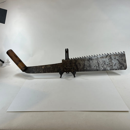 Antique Japanese Saw Kataba Forged Iron Tool 36”