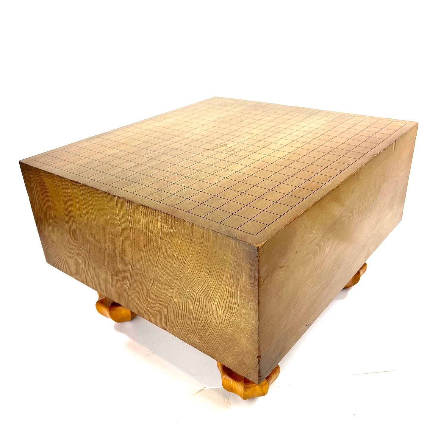 Vintage Japanese Goban 7" Thick Shinkaya Go Game Board Table Board