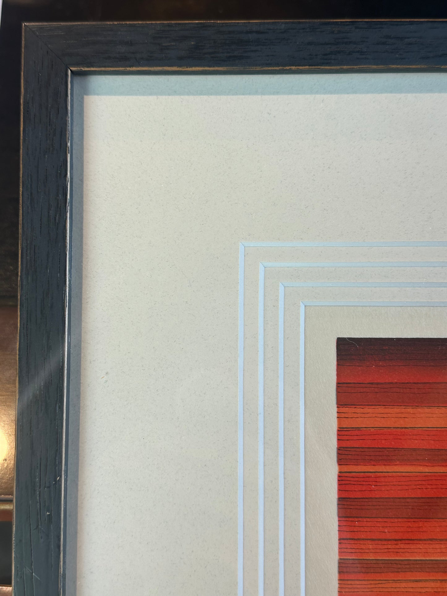 Original Woodblock Print Teruhide Kato (1936–2015) Torii Gates at Inari Shrine LS#226