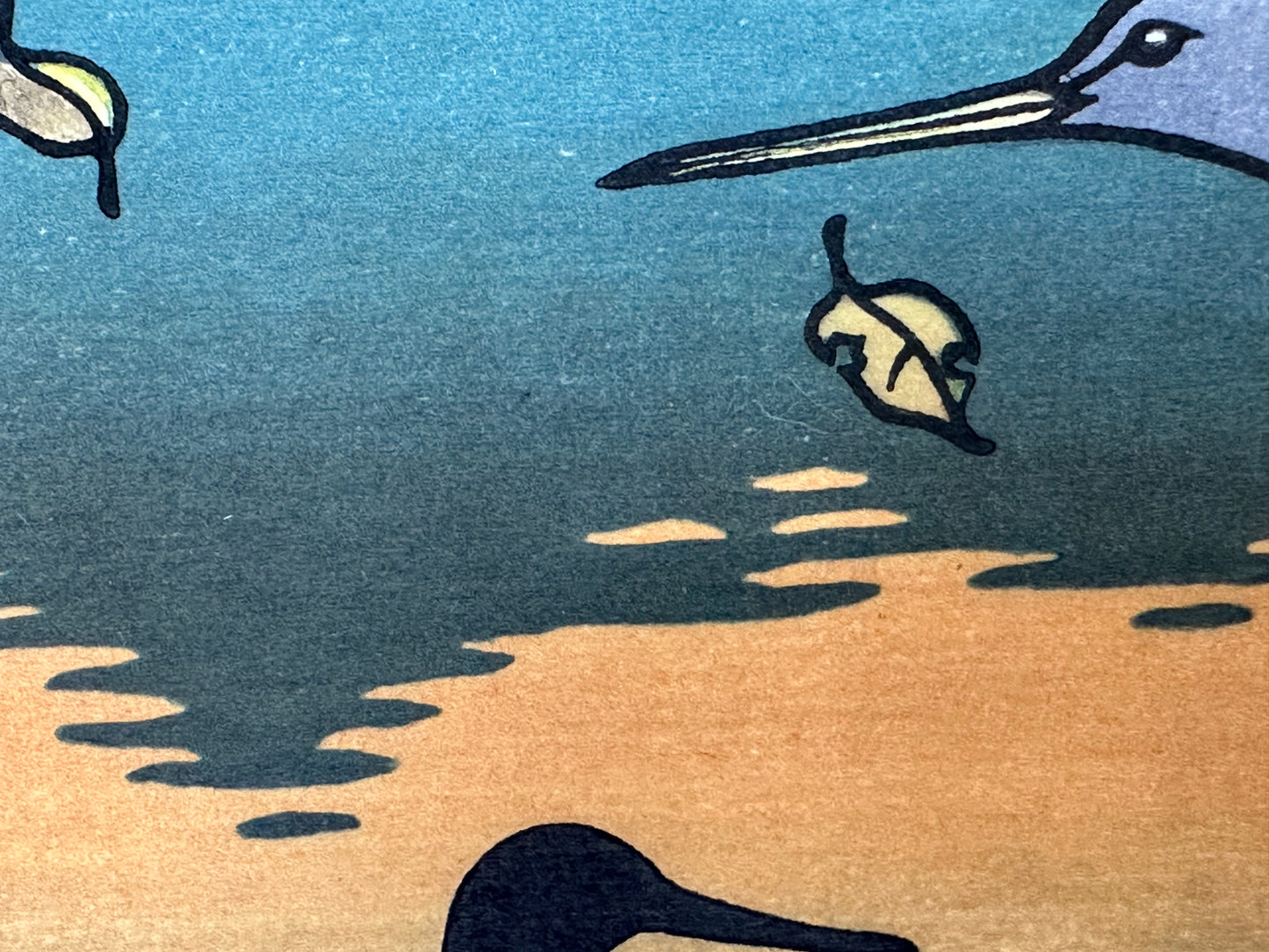 Vintage Japanese Original Tsukasa Yoshida Ukiyoe Woodblock Print "Dawn"