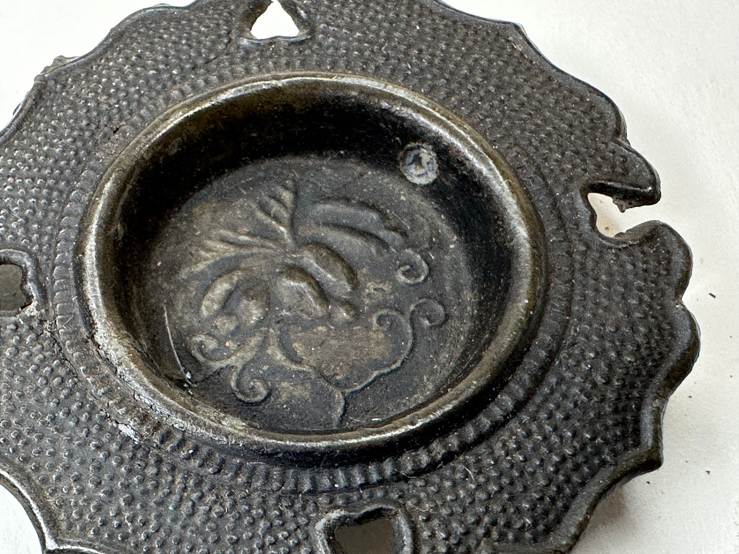 Vintage Japanese c1920’s Set 2 Steel Hikite Sliding Fusuma Door Pulls