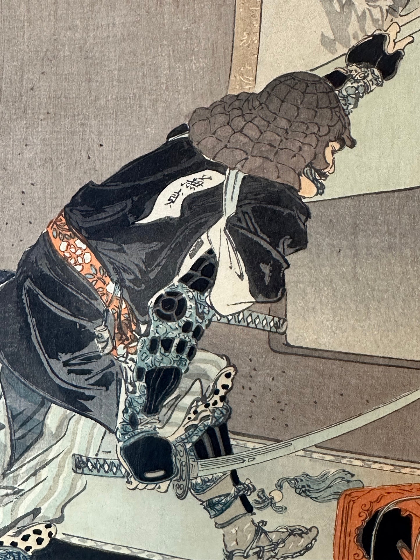 Giclee Woodblock Print 1895 by Gekko (1859-1920) Series 47 Ronin Yoshida Sawaemon