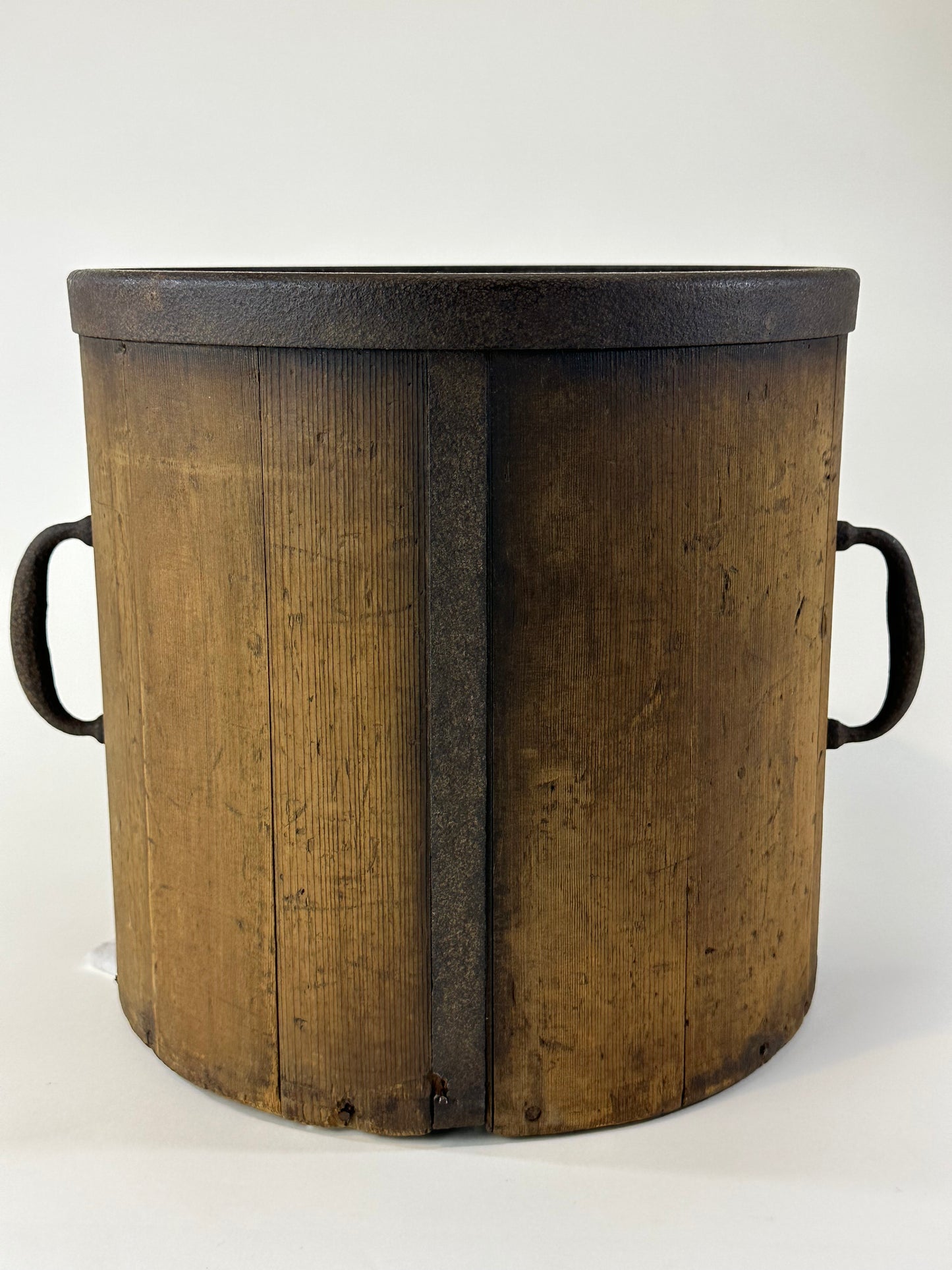 Antique Japanese Itomasu Edo/Meiji Era 1800’s Rice Measuring Pail 12"