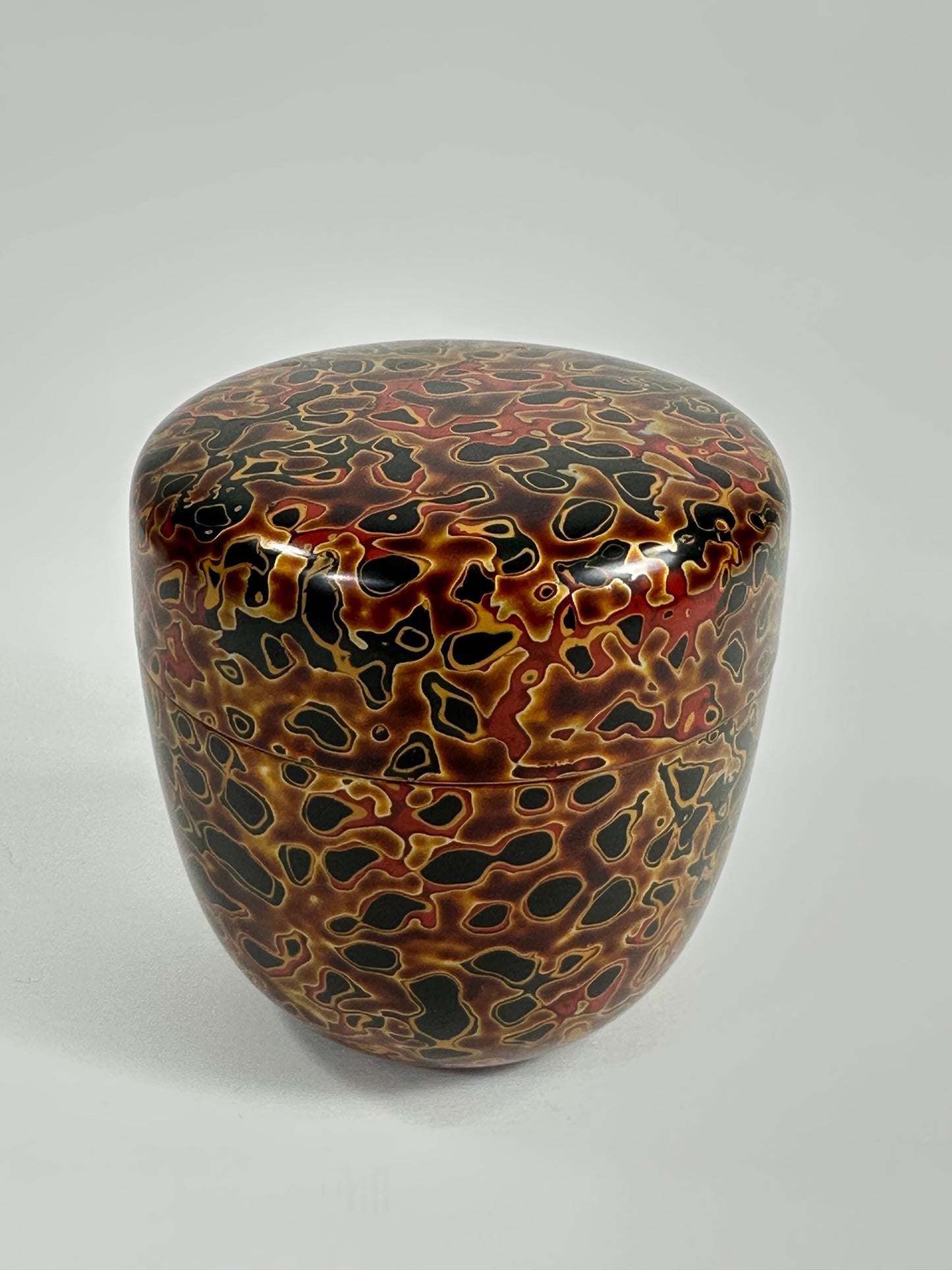 Vintage Japanese Tea Ceremony Natsume Tsugari Nuri Lacquer Karanuri 3”