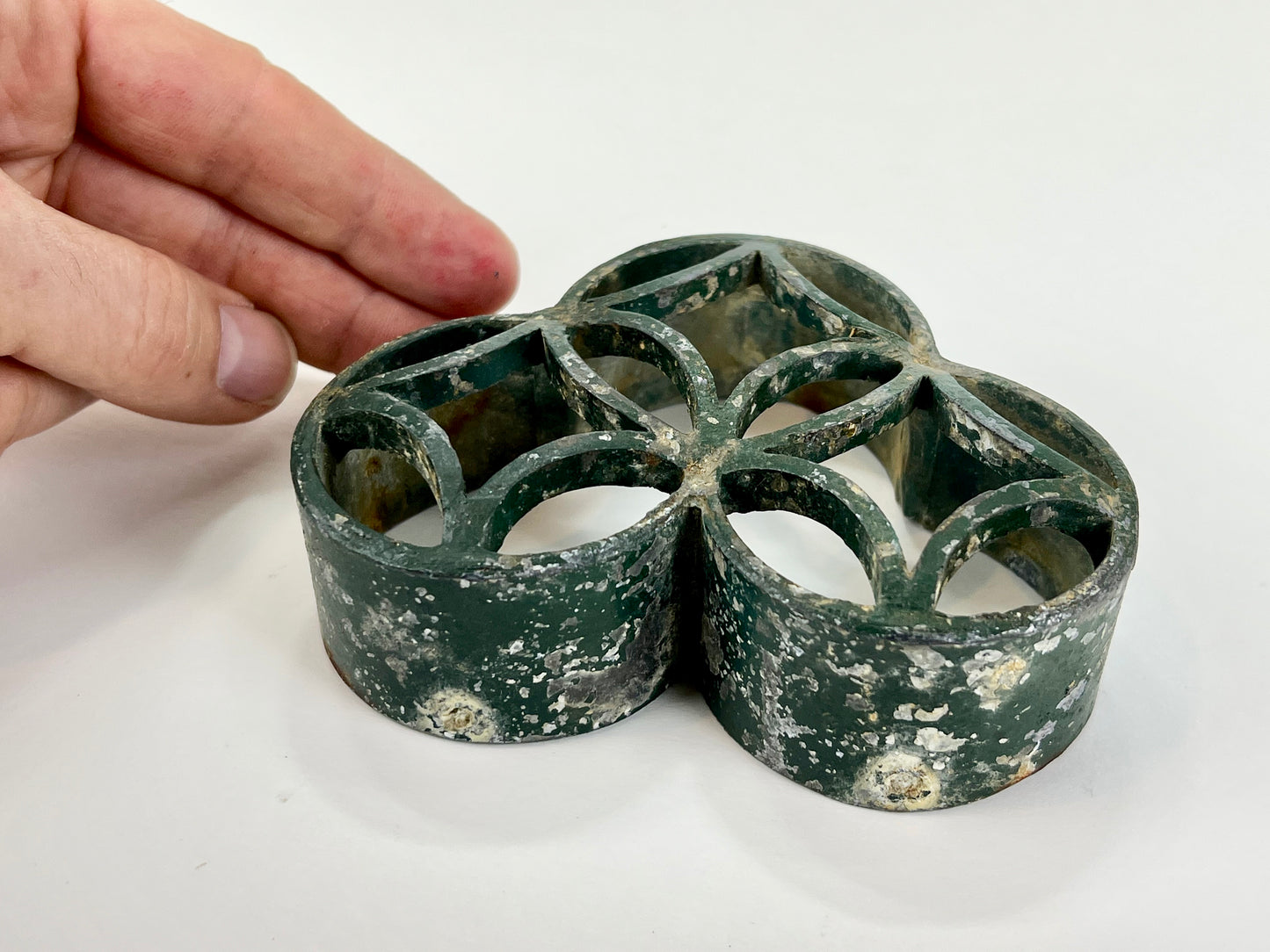 Vintage Japanese Ikebana Flower Arranging Kenzan Flower Frog Coin 4"