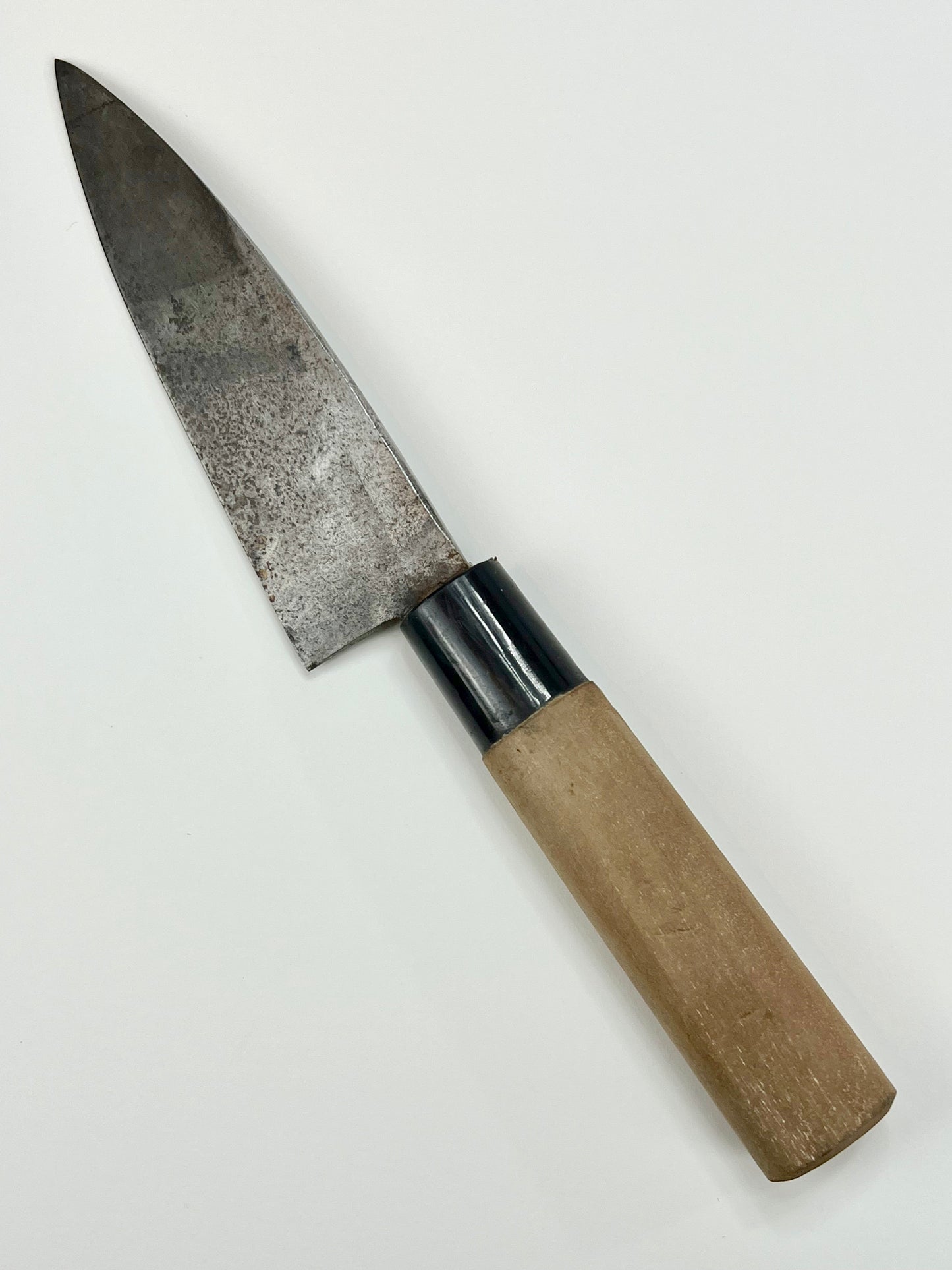 Vintage Japanese Signed Chef's Hocho Sushi 5.5" Knife Laminated Samurai Steel