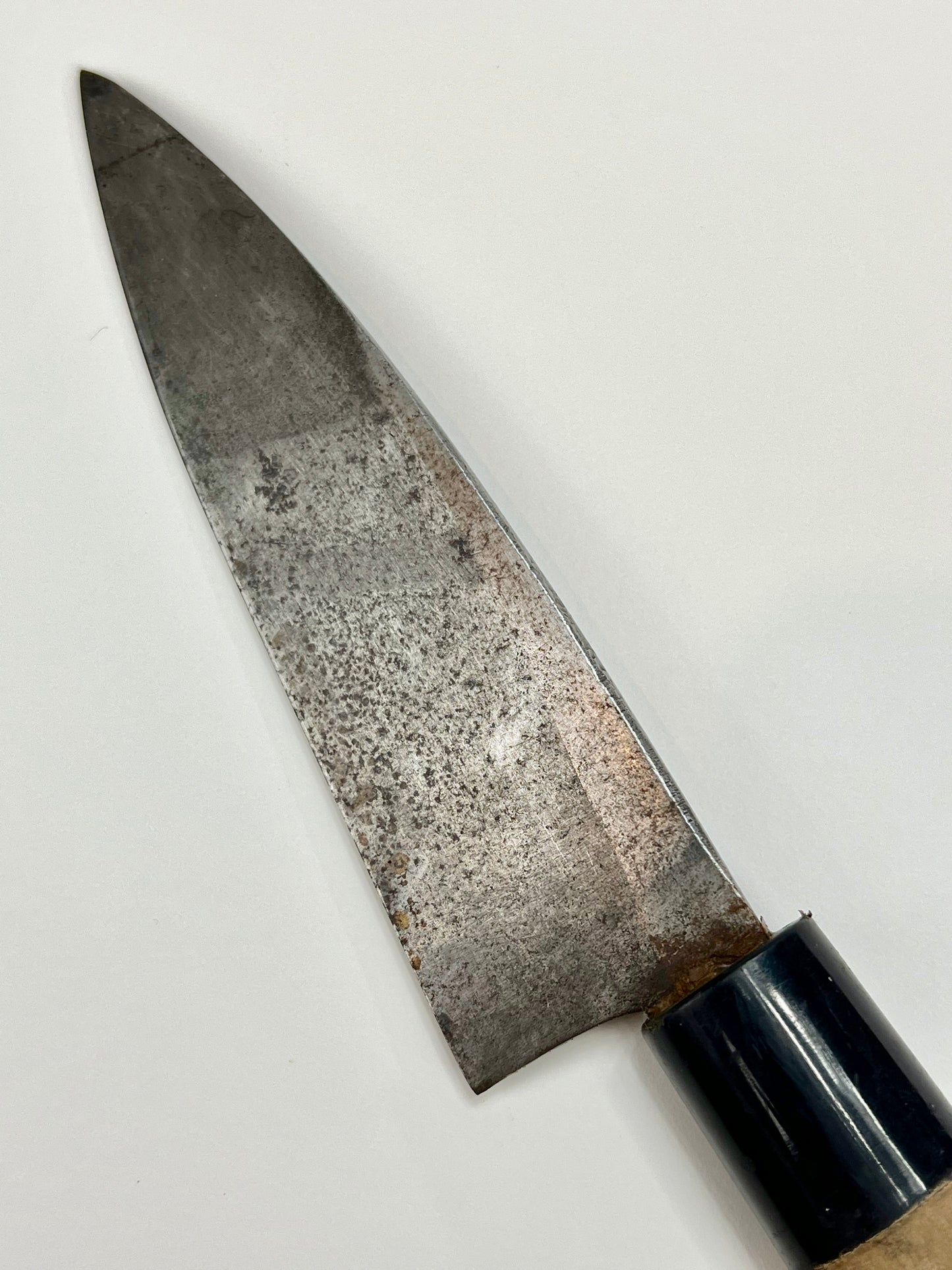 Vintage Japanese Signed Chef's Hocho Sushi 5.5" Knife Laminated Samurai Steel