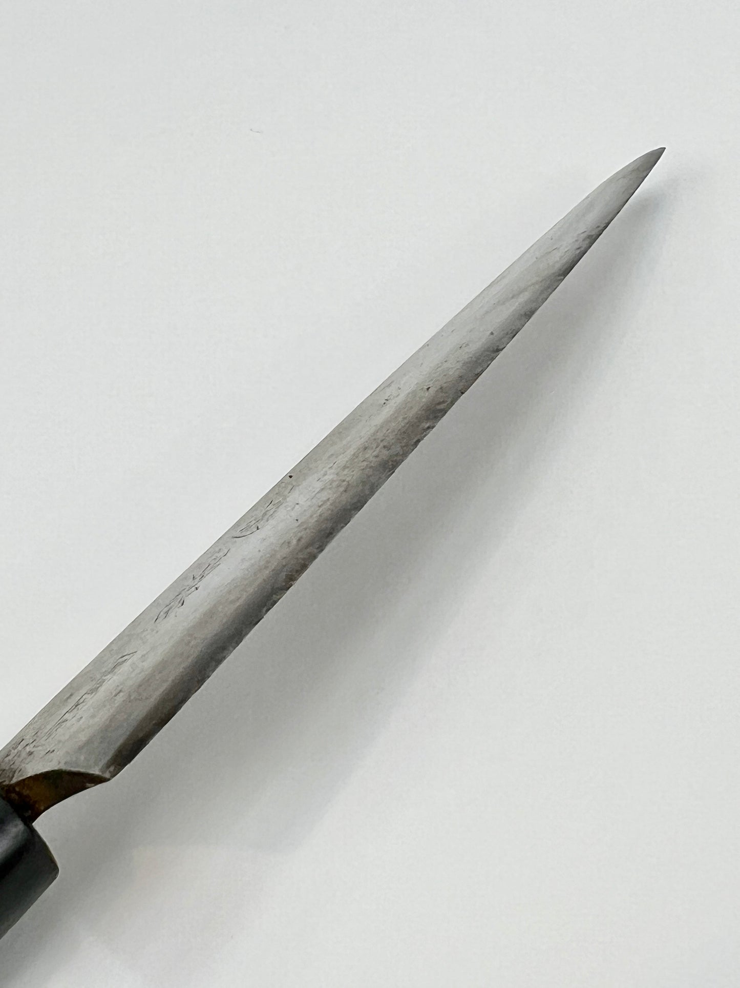 Vintage Japanese Signed Chef's Hocho Sushi 5.5" Knife Laminated Samurai Steel