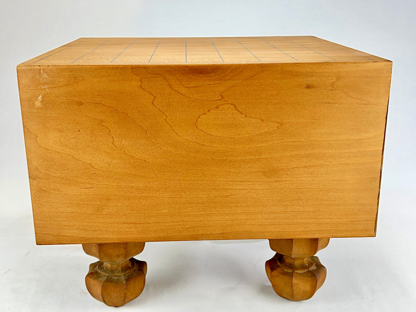 Vintage Japanese Shogiban 7" Thick Shinkaya Shogi Chess Board