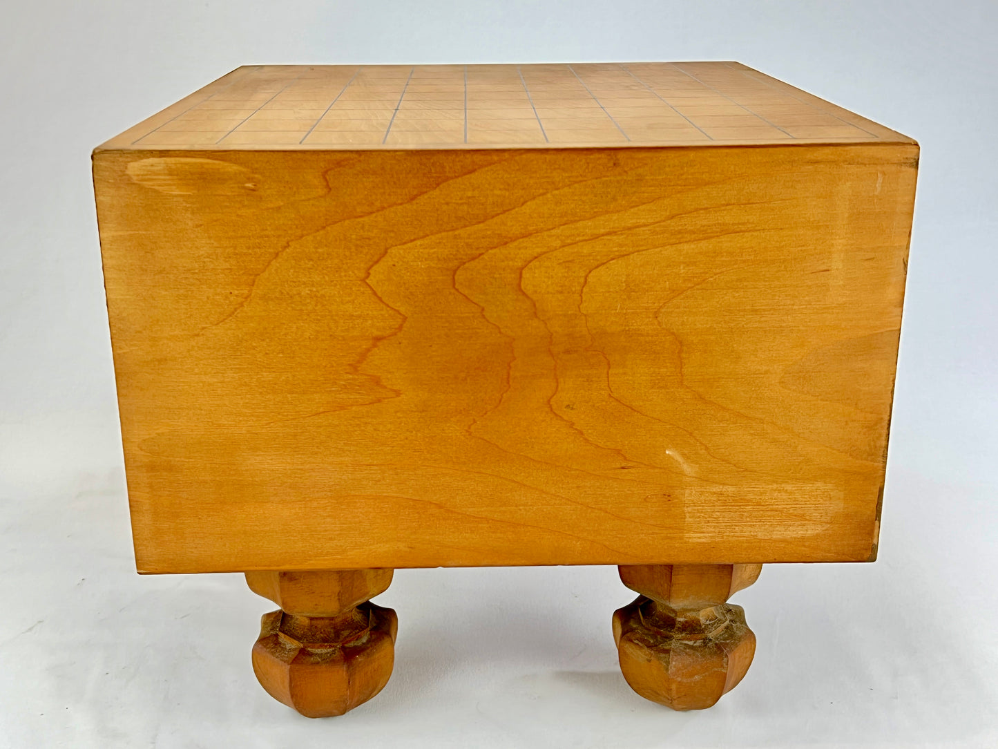 Vintage Japanese Shogiban 7" Thick Shinkaya Shogi Chess Board