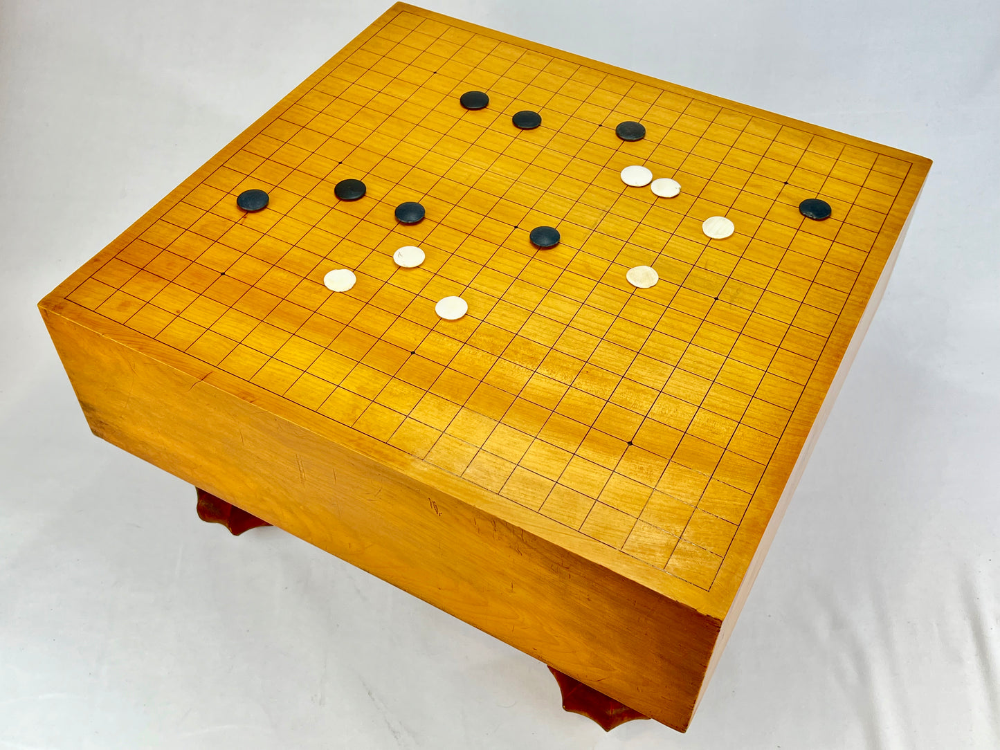 Vintage Japanese Goban 5" Thick Shinkaya Go Game