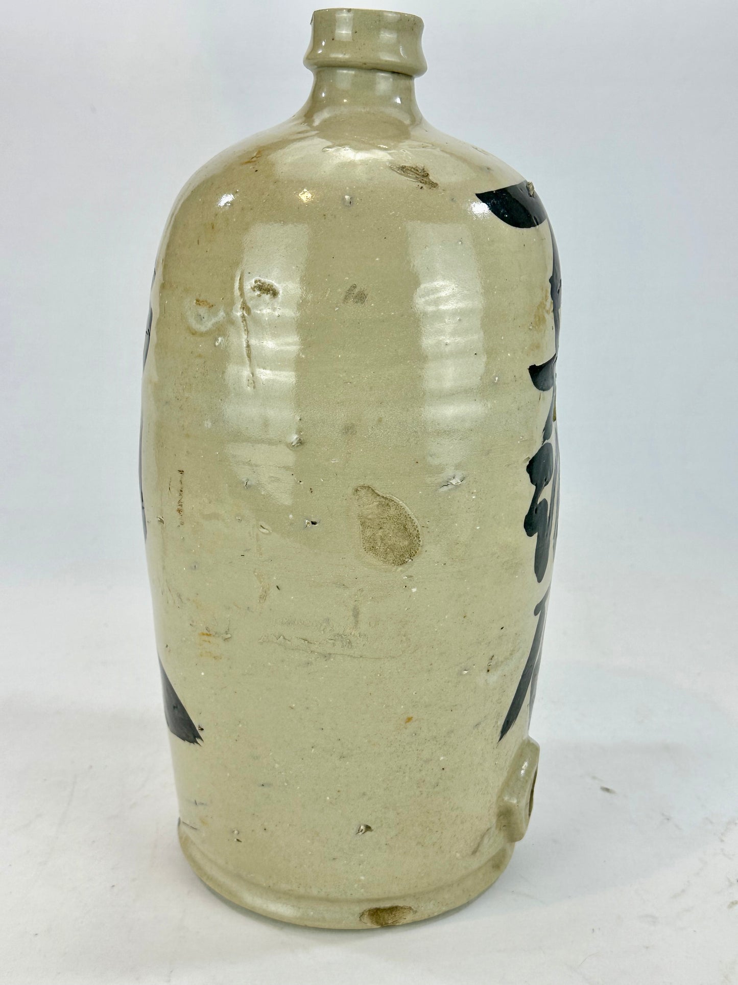 Antique Japanese Meiji Era (c1890's) Signed Tokkuri Large Sake Jug Sake (Vase) 14"