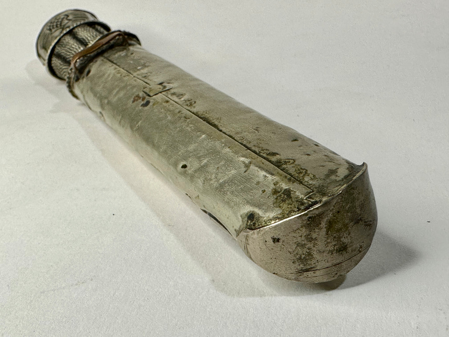 Vintage Tibetan Ceremonial Dagger Ritual Knife Iron Blade w/ Sheath 9"