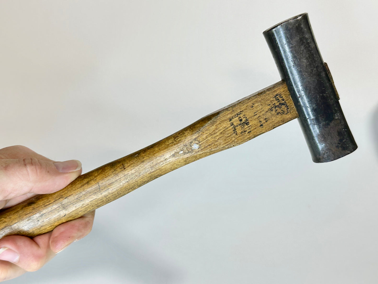 Japanese Vintage Signed Tool Plane Adjusting Hammer 13"