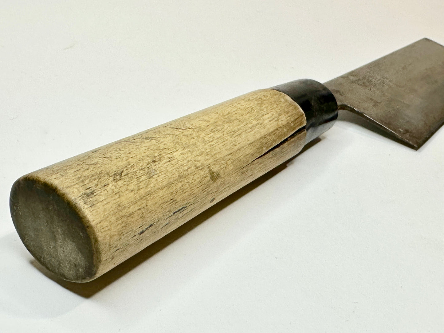 Vintage Japanese Signed Chef's Nakiri Hocho Sushi 6.5" Knife Laminated Samurai Steel