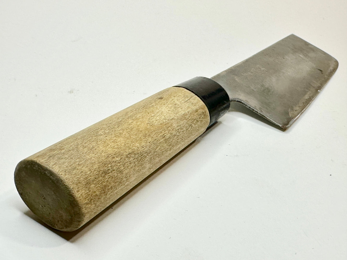 Vintage Japanese Signed Chef's Nakiri Hocho Sushi 6.5" Knife Laminated Samurai Steel