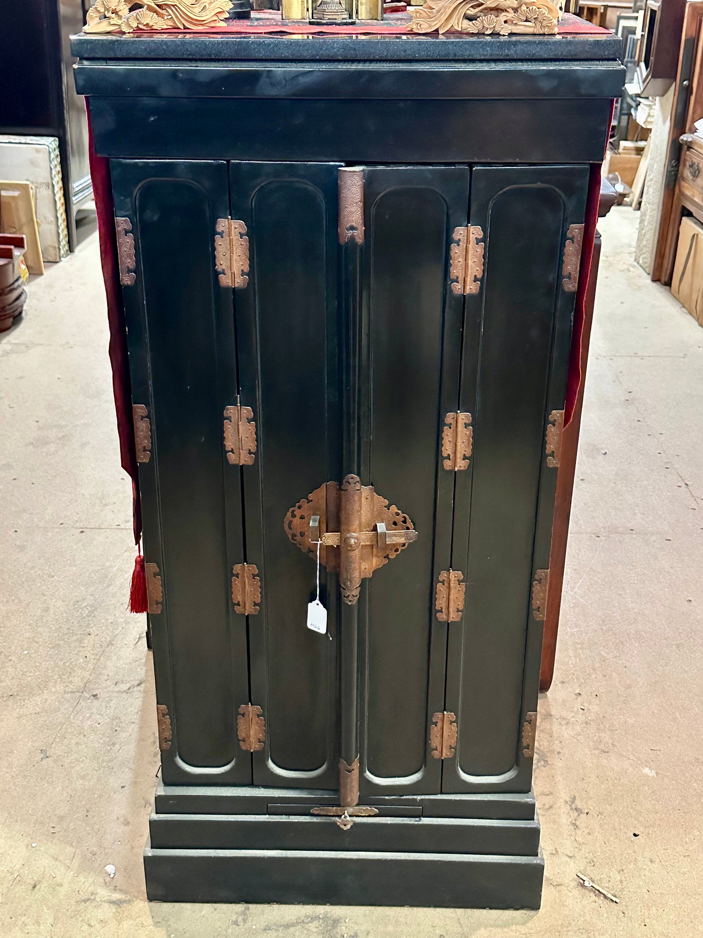 Antique Japanese Meiji Era (late 1800's) Butsudan Family Alter 45”H