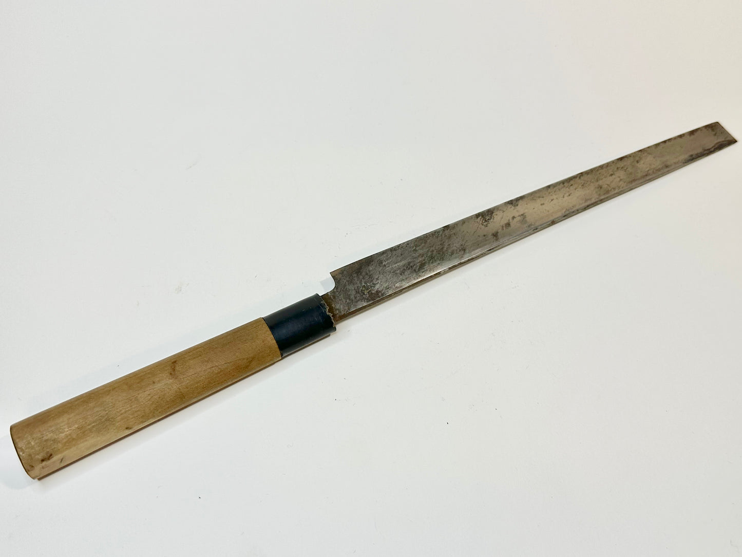 Vintage Japanese Signed Chef's Sashimi Sushi 9" Knife Laminated Samurai Steel