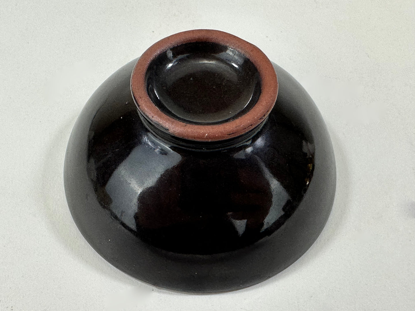 Vintage Japanese Late Showa Era Pottery Sake Cup 2.75"