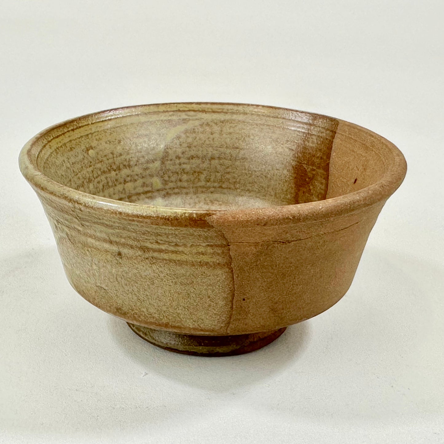 Vintage Japanese Late Showa Era Pottery Sake Cup 2.75"