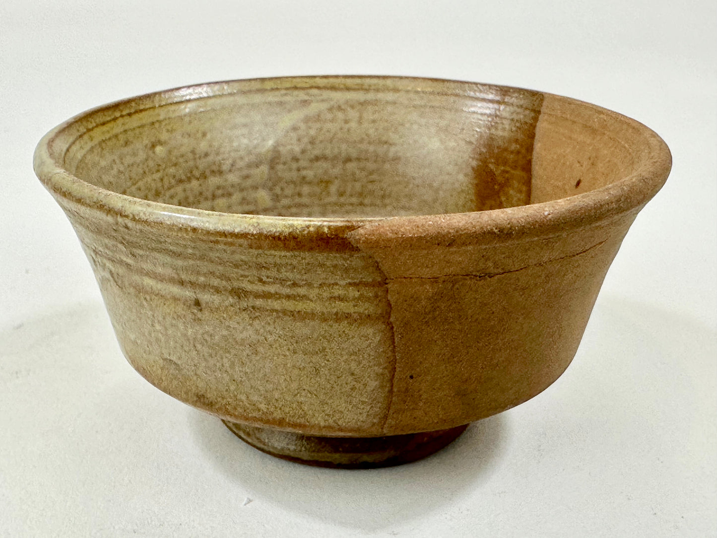 Vintage Japanese Late Showa Era Pottery Sake Cup 2.75"
