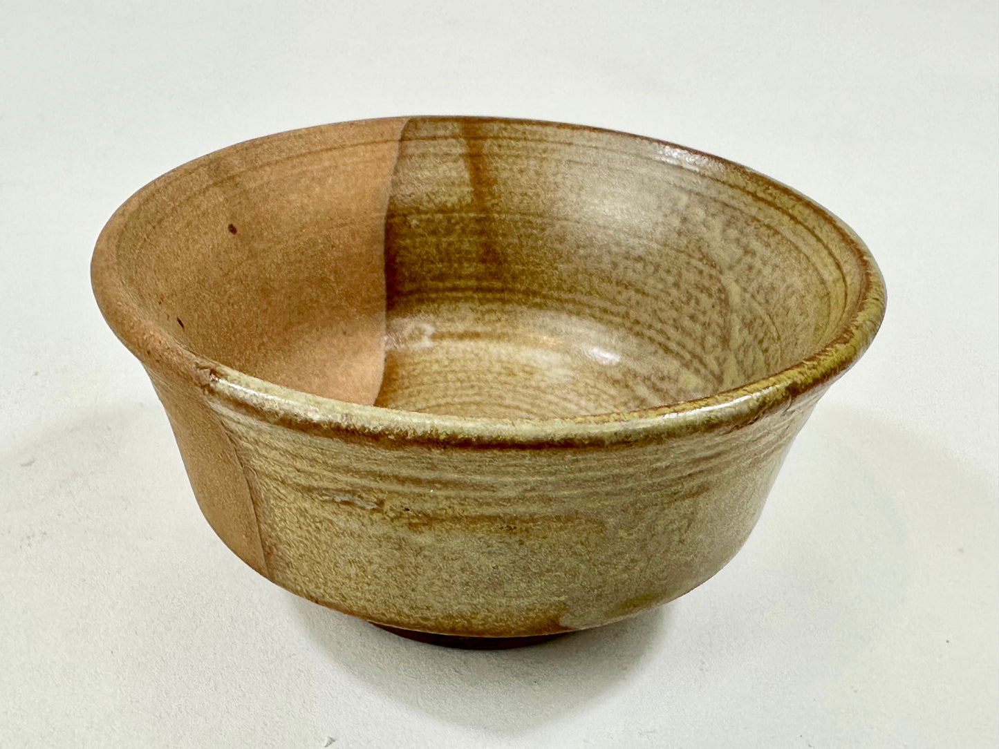 Vintage Japanese Late Showa Era Pottery Sake Cup 2.75"