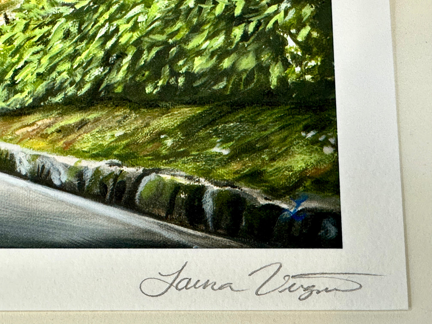 Giclée Print Signed by Laura Virgin "Kotoku-an" Limited Edition 9"x11"