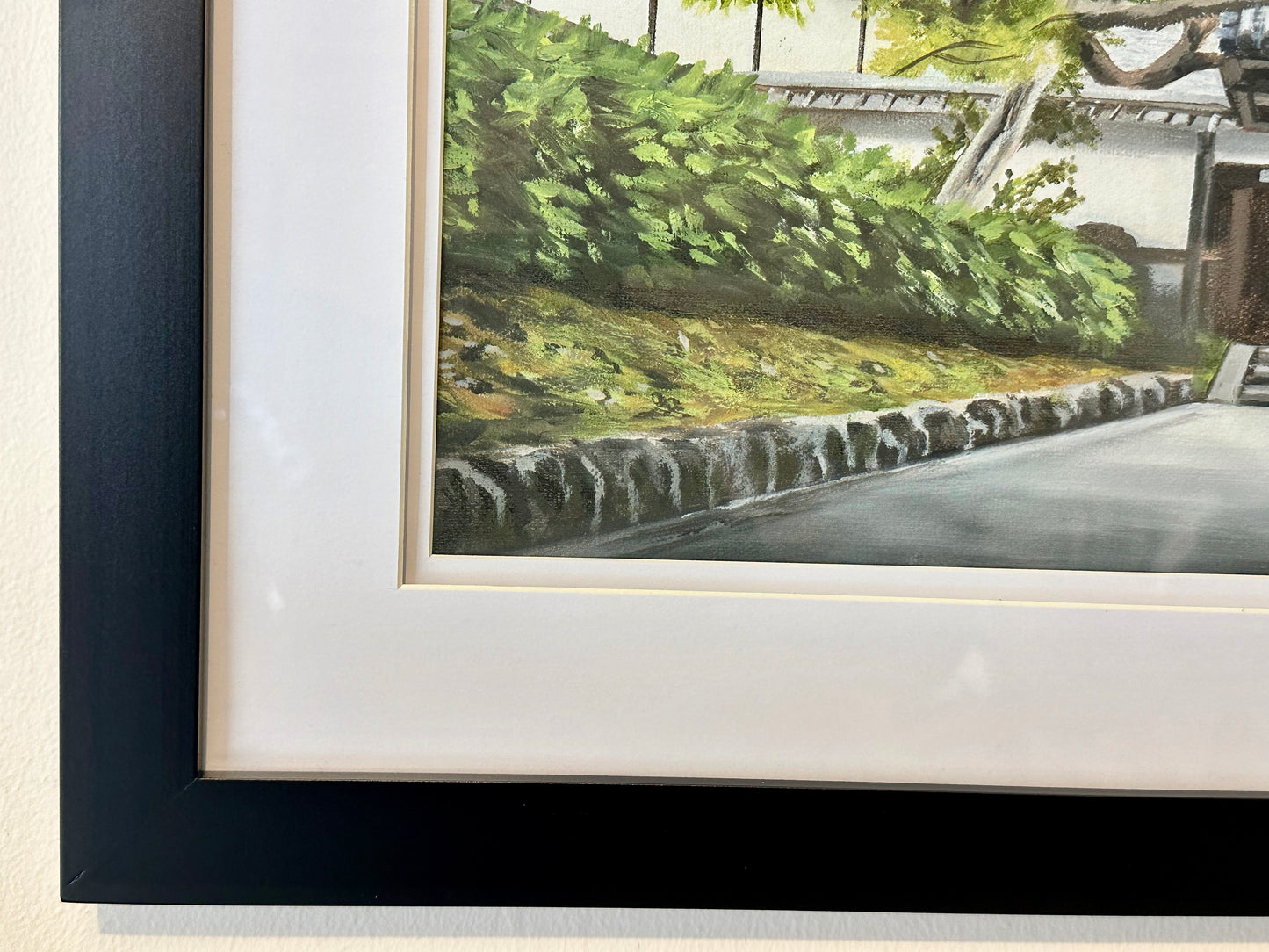 Giclée Print by Laura Virgin "Kotoku-an" Framed 26"x22"
