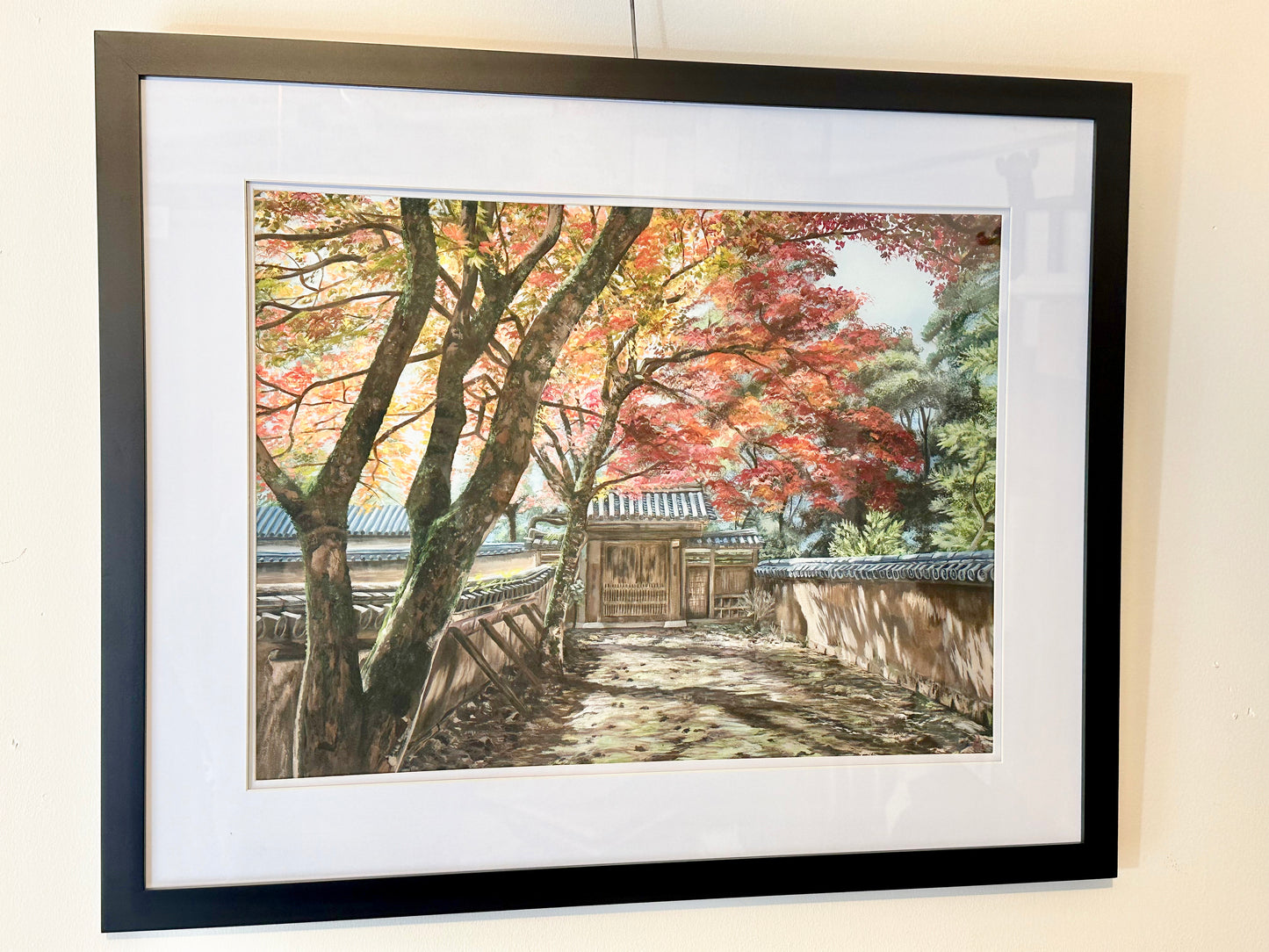 Giclée Print by Laura Virgin "Mt Shosha" Framed 32"x26"