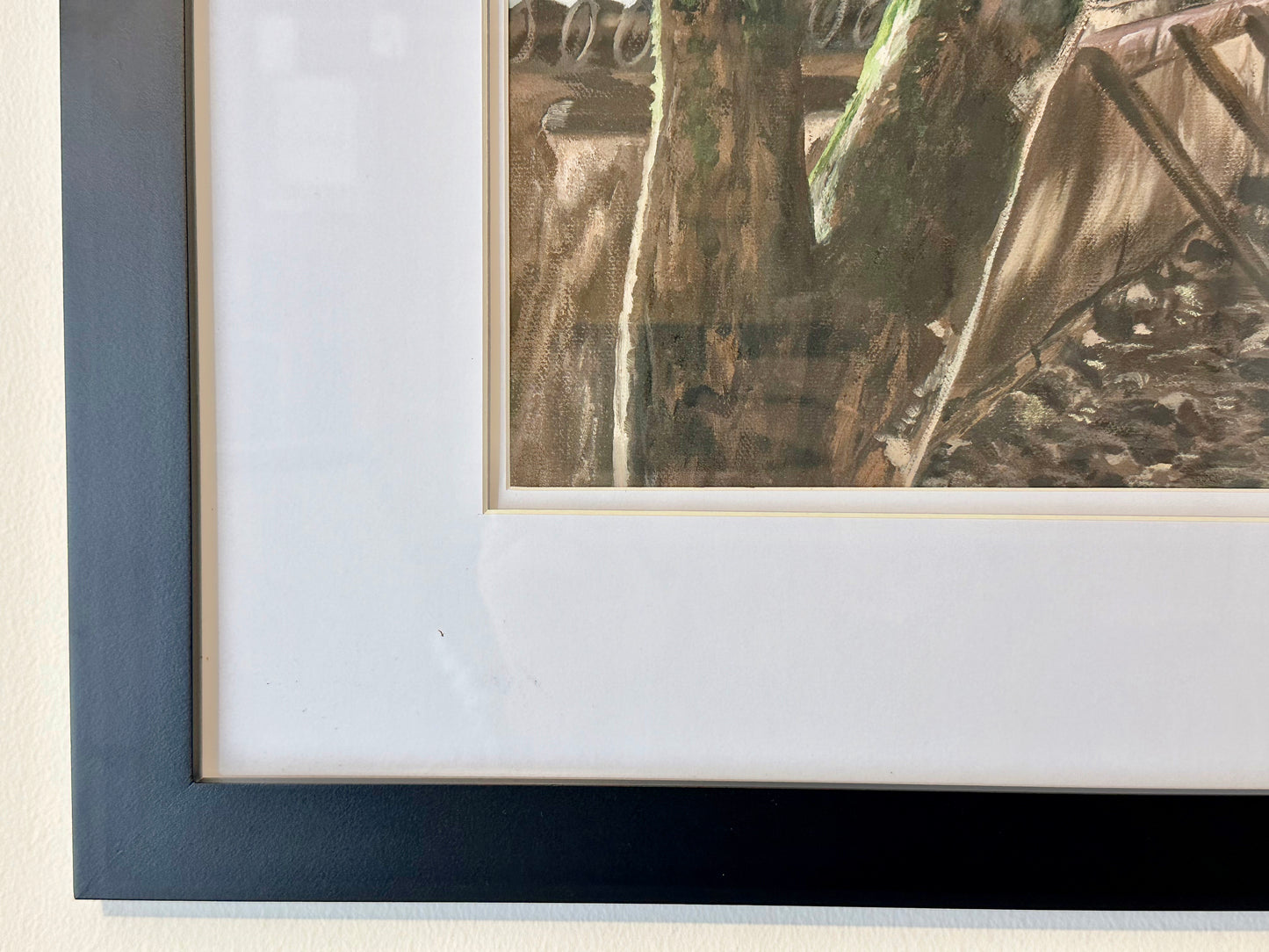 Giclée Print by Laura Virgin "Mt Shosha" Framed 32"x26"
