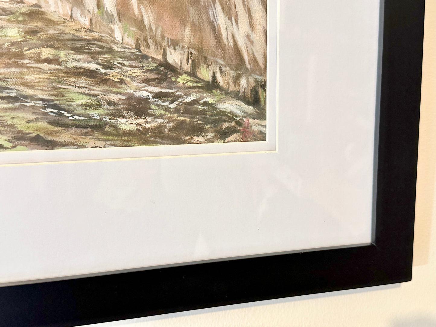 Giclée Print by Laura Virgin "Mt Shosha" Framed 32"x26"
