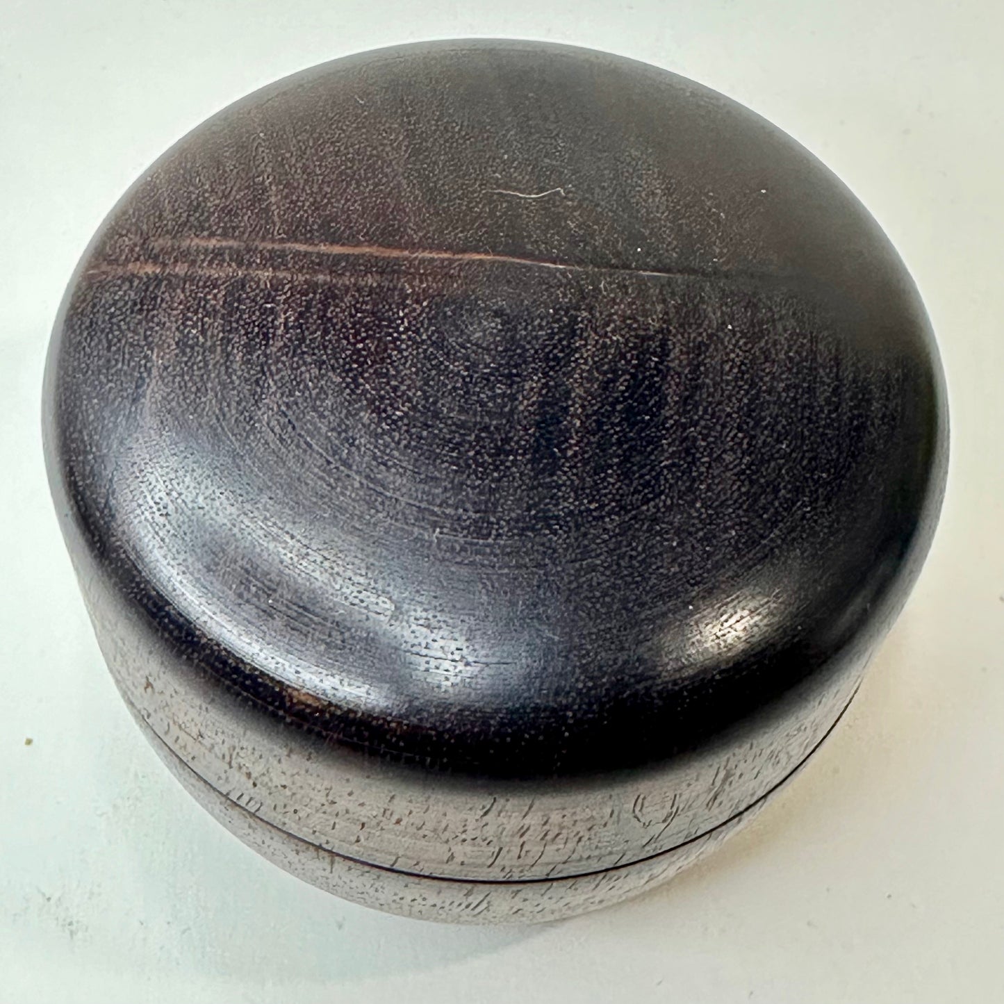 Vintage Japanese Tea Ceremony Natsume Hardwood Tea Caddy 3”