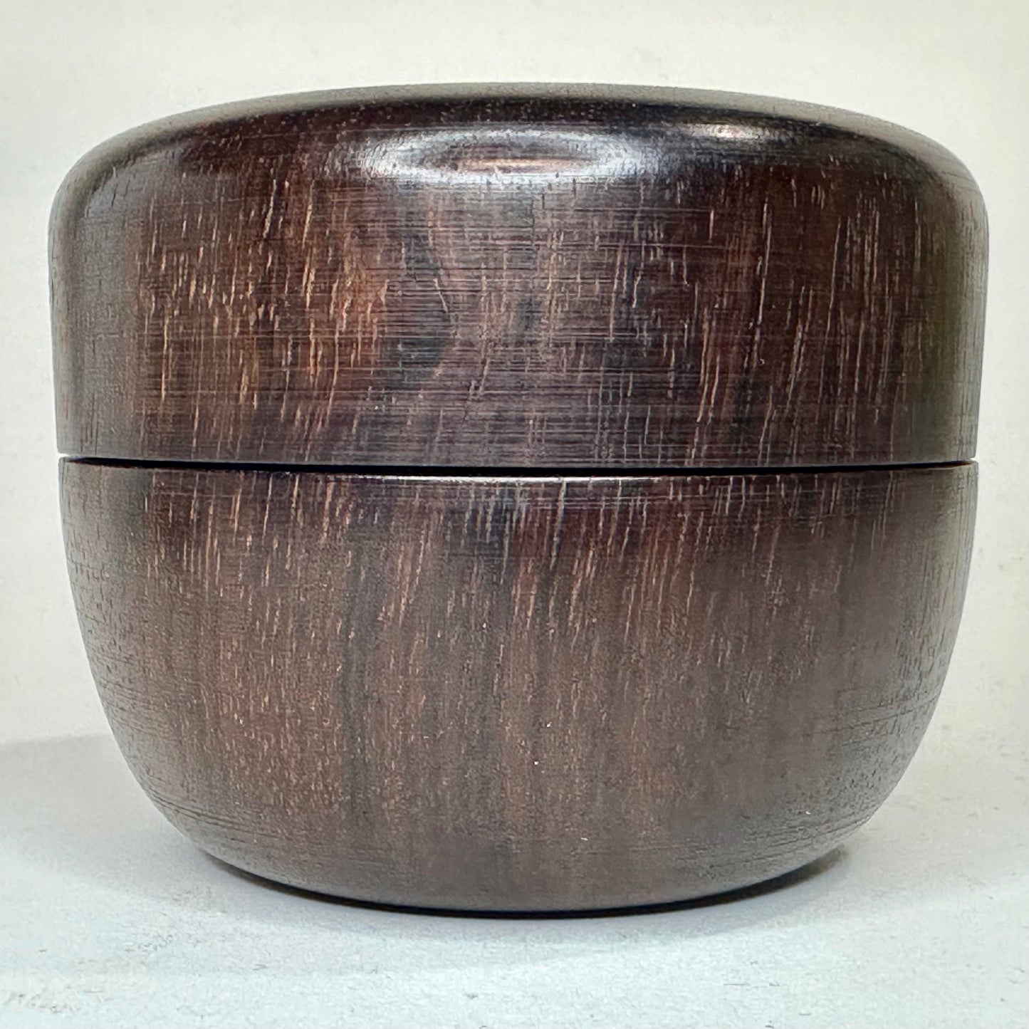 Vintage Japanese Tea Ceremony Natsume Hardwood Tea Caddy 3”