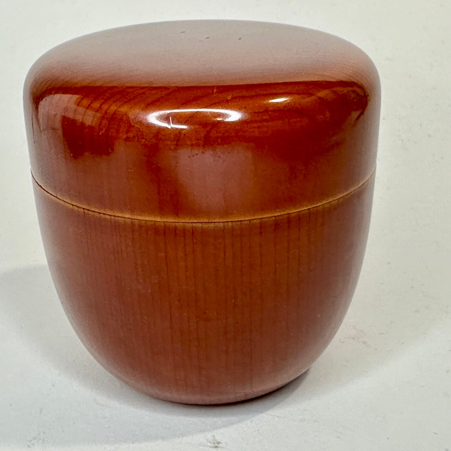 Vintage Japanese Tea Ceremony Natsume Hida Shunkei Tea Caddy 2.5”