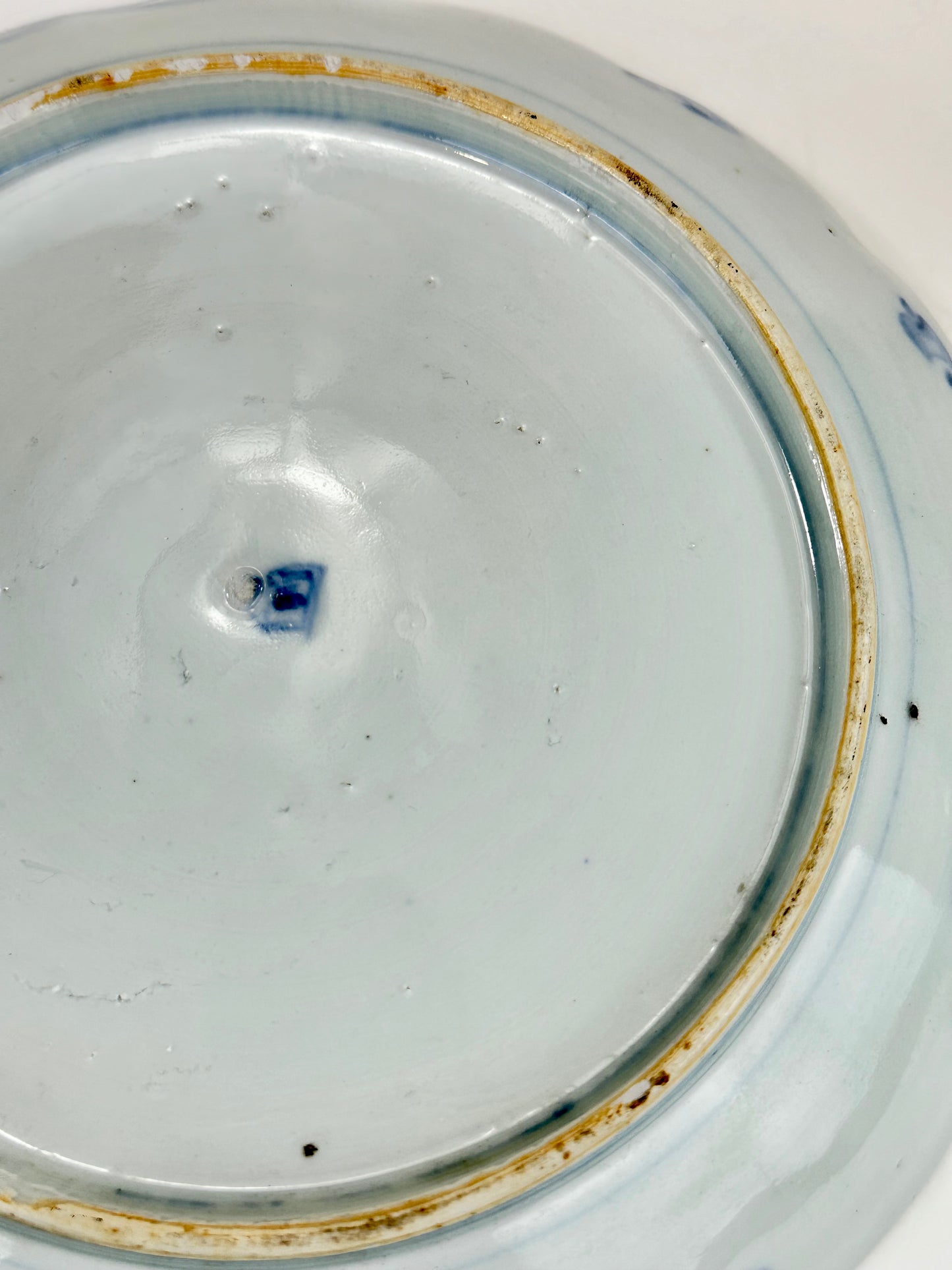 Antique Japanese Edo Era 19th Century Imari Ceramic Plate 9.5"