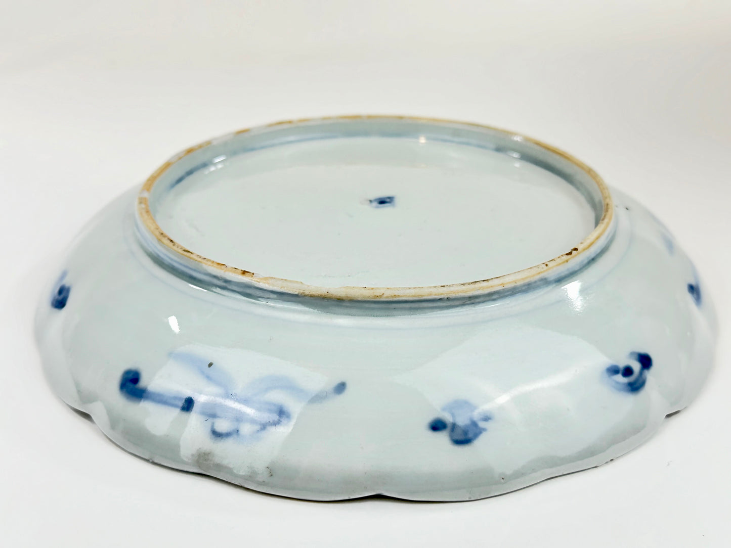 Antique Japanese Edo Era 19th Century Imari Ceramic Plate 9.5"