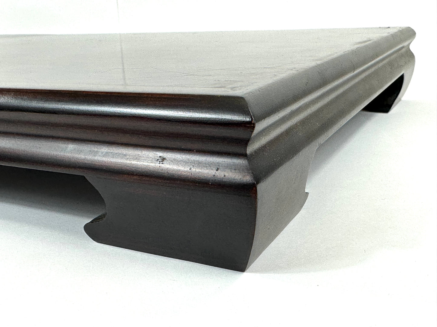 Vintage Japanese Ebony Display Stand – Ikebana Vessel / Bonsai / Art Object Riser / Kaidai 19"