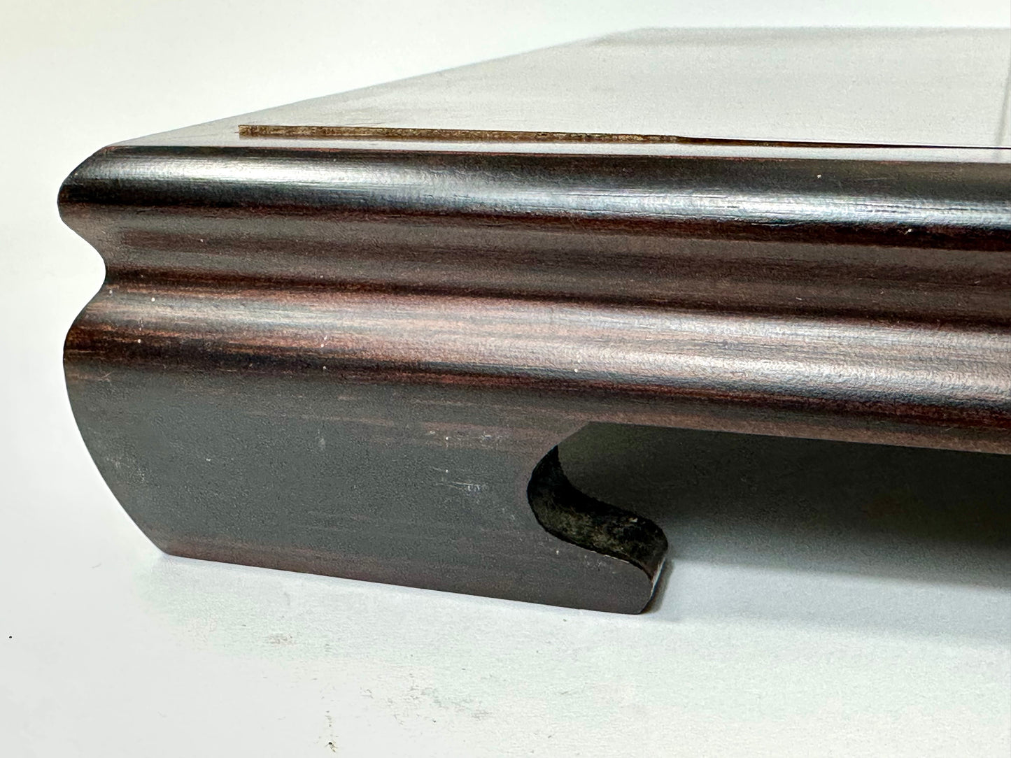 Vintage Japanese Ebony Display Stand – Ikebana Vessel / Bonsai / Art Object Riser / Kaidai 19"