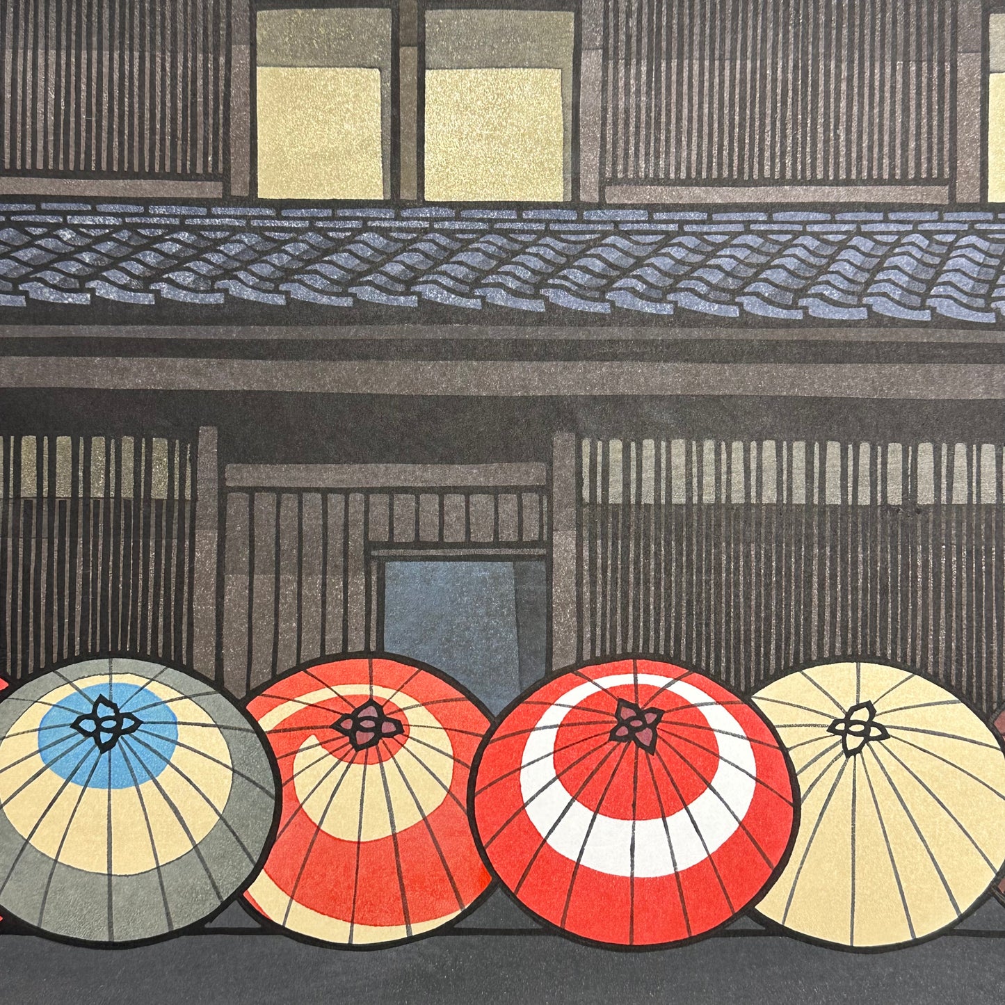 Original Woodblock Print by Katsuyuki Nishijima Lmt Ed 70/500 "Kiso Kaido" 20.5"W