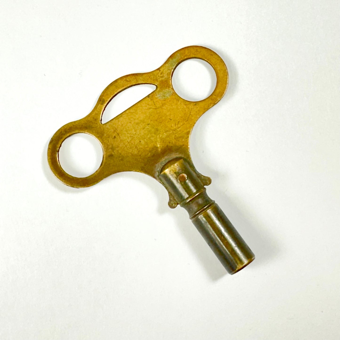 Antique Brass Clock Key E.N. Welch Mfg Co. 19th Century American Mantel Clock Winder