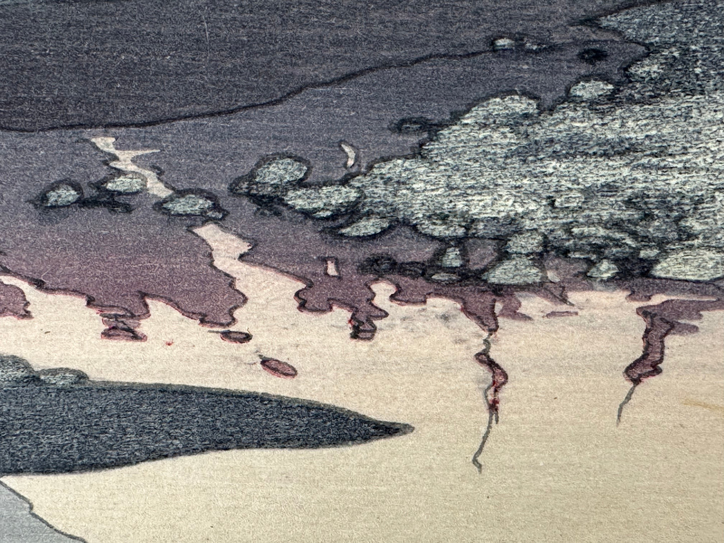 Fuji Yama from Okitsu Hiroshi Yoshida Woodblock Print 1928 Signed Original