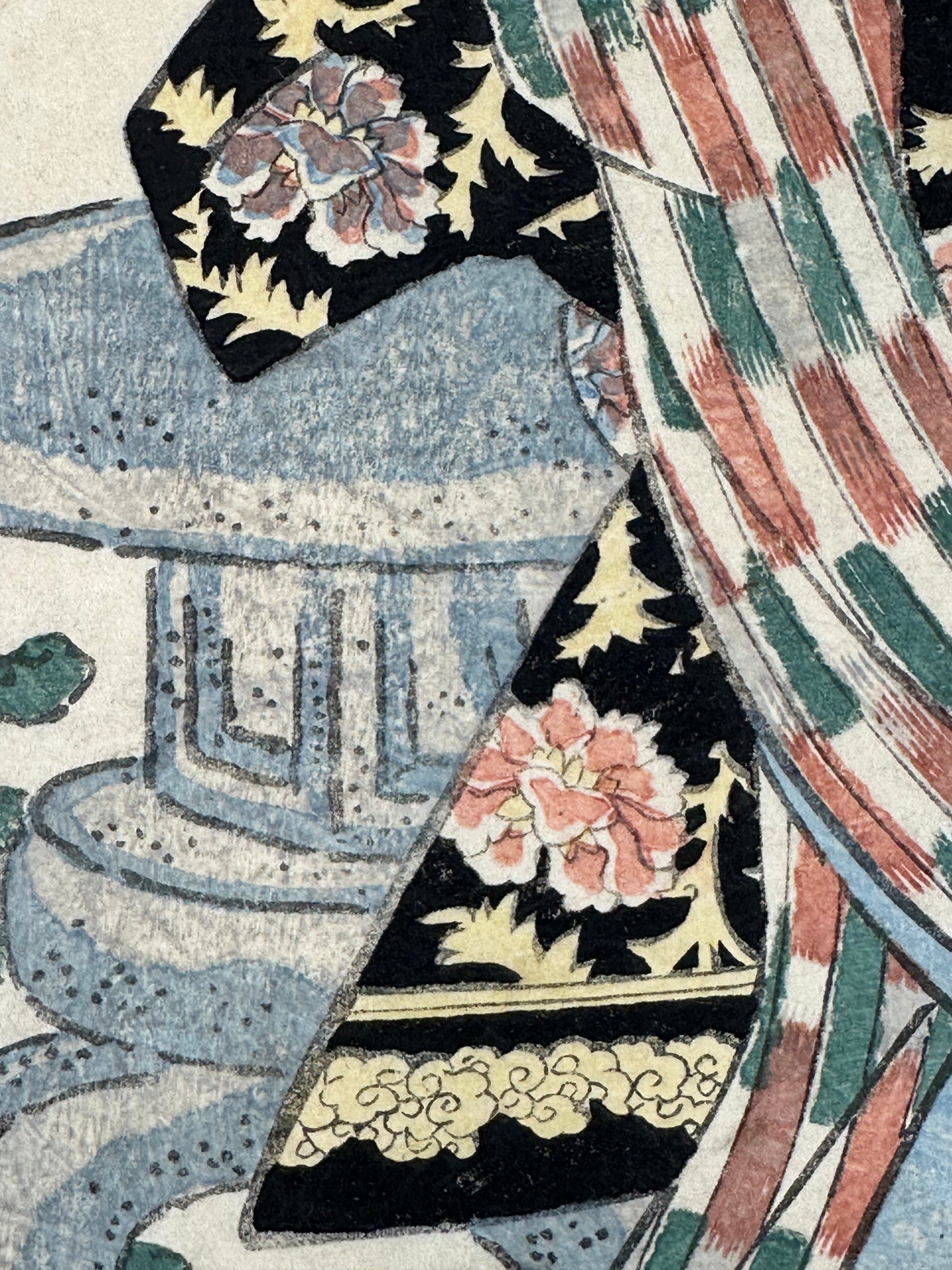 Original Japanese Woodblock Print: By Eisen (1790-1848) Beauty Print Bijinga