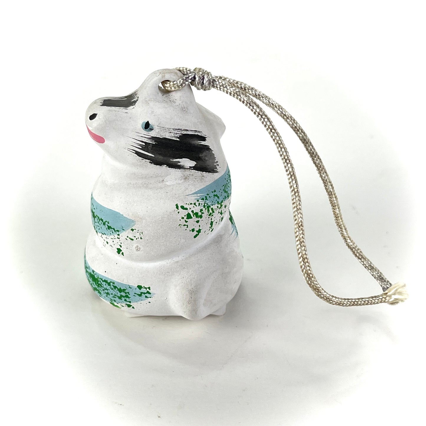 Vintage Japanese Zodiac Animal Dragon Small Ceramic Bell 2”