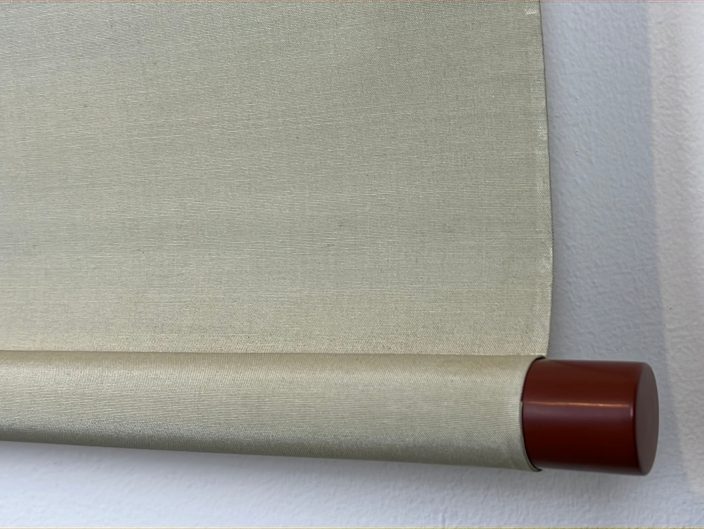 Japanese Scroll Hand Painted on Silk Showa Era Flowers 56”