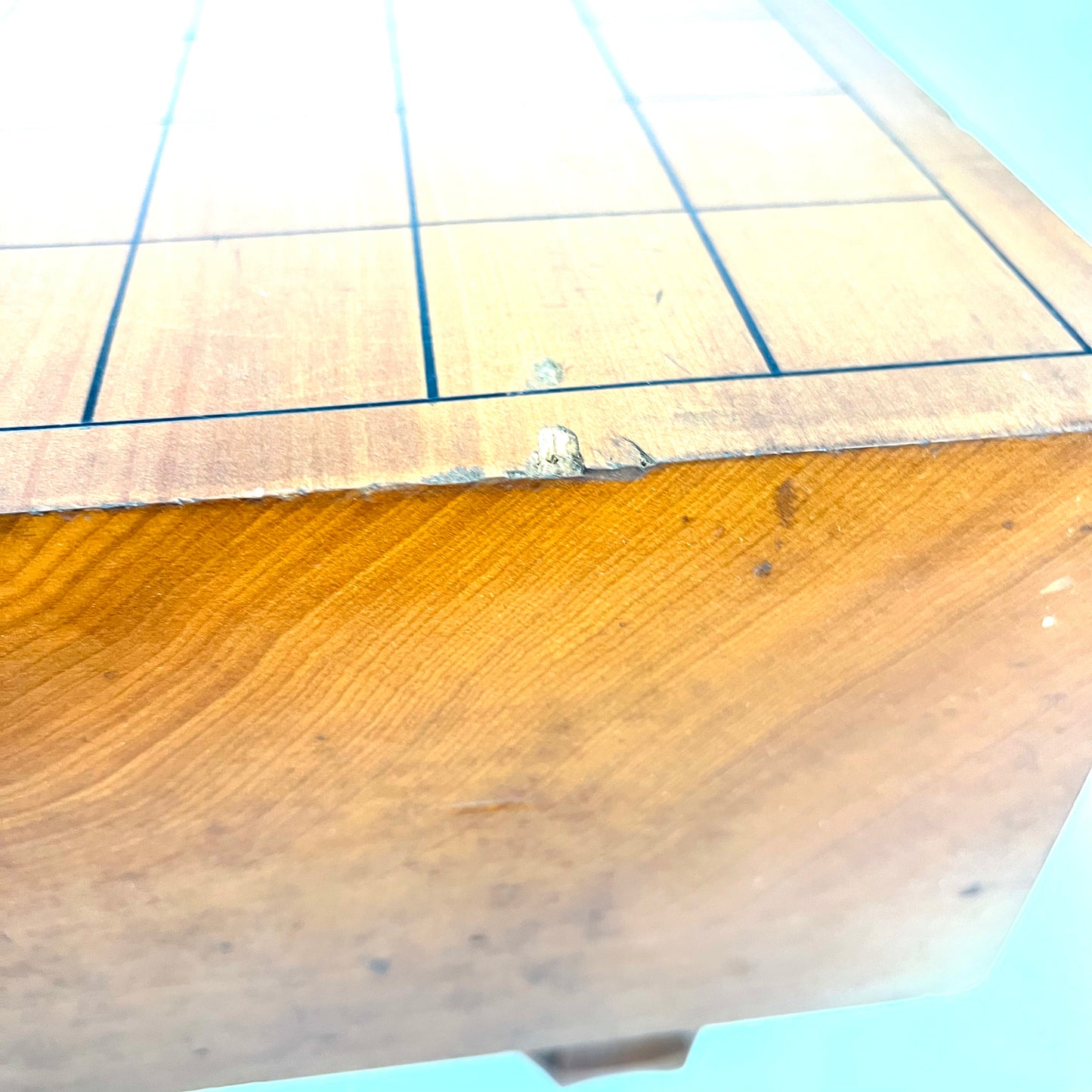 Vintage Japanese Shogiban Chess Board Mid 20th Century