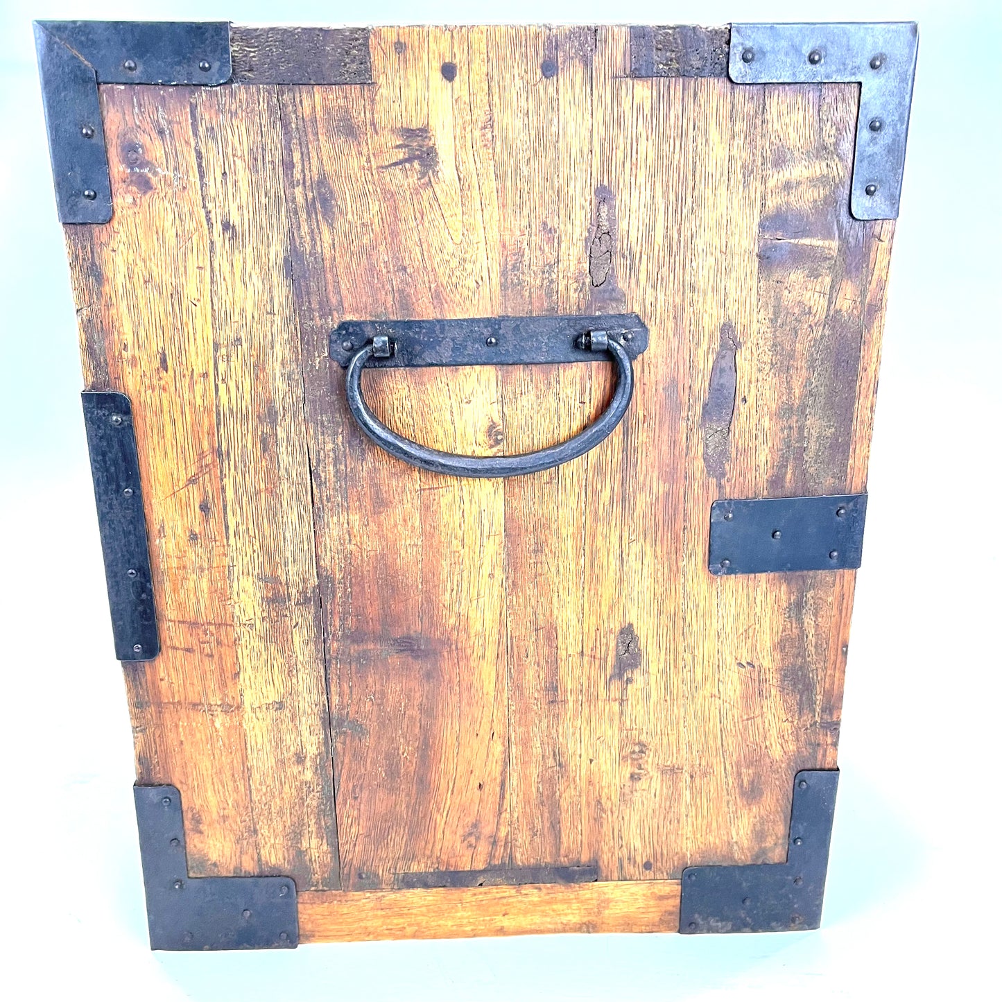 Antique Japanese Meiji Era c1910 Suzuribako Calligraphy Chest Kiri Wood Tansu 14"