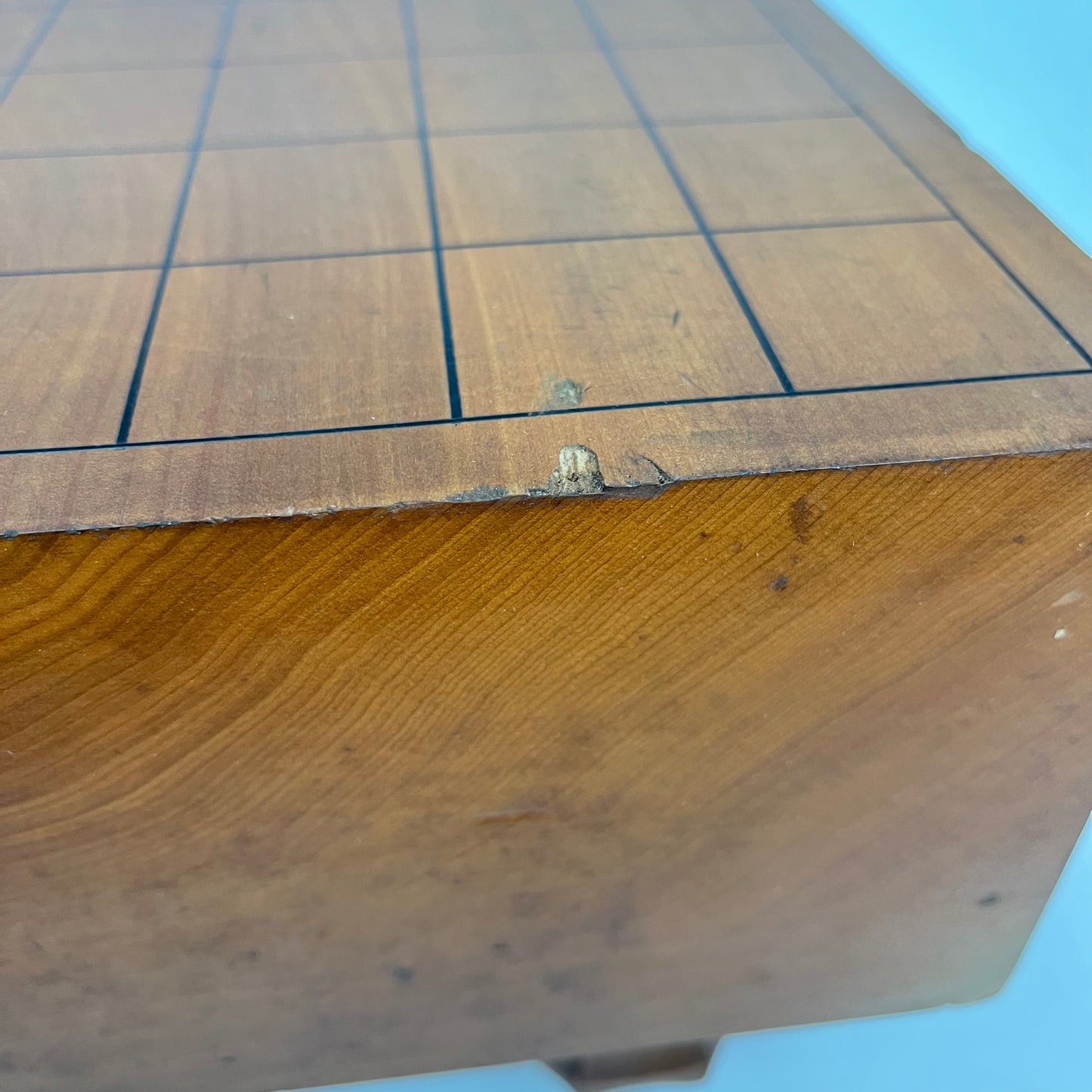 Vintage Japanese Shogiban Chess Board Mid 20th Century