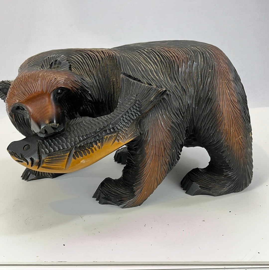 Vintage Japanese Ainu Bear Kuma Horiguma