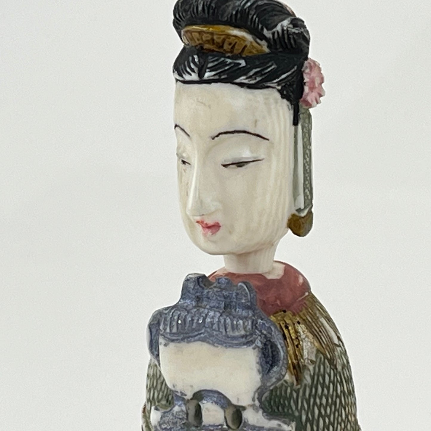 Vintage Chinese Pair of Snuff Bottles Man & Woman