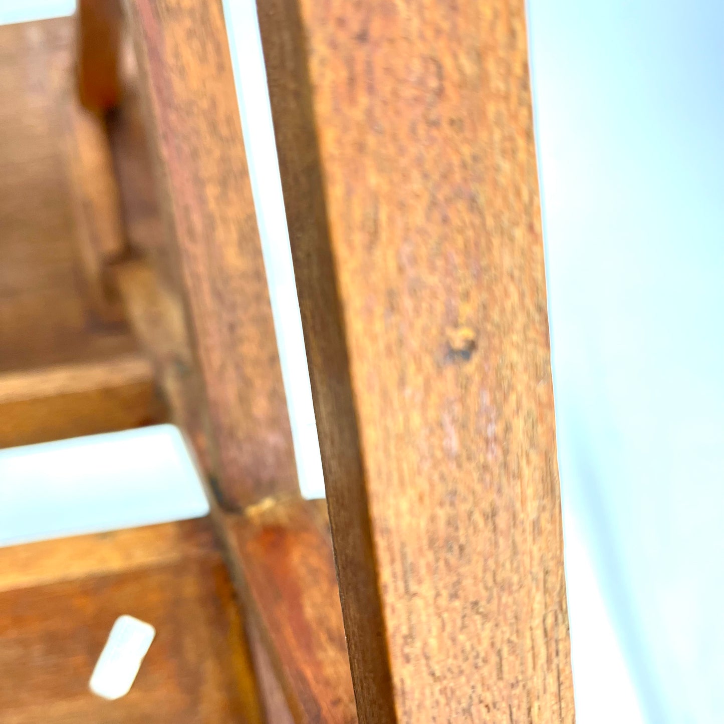 Antique Japanese Taisho Era c1920's Step-stool Mortis & Tenon Joinery